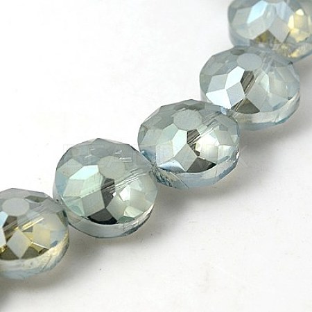 Electorplated Glass Beads EGLA-E002-2D-1