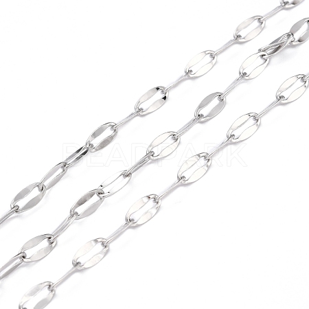 Tarnish Resistant 304 Stainless Steel Cable Chains CHS-D033-01P-1