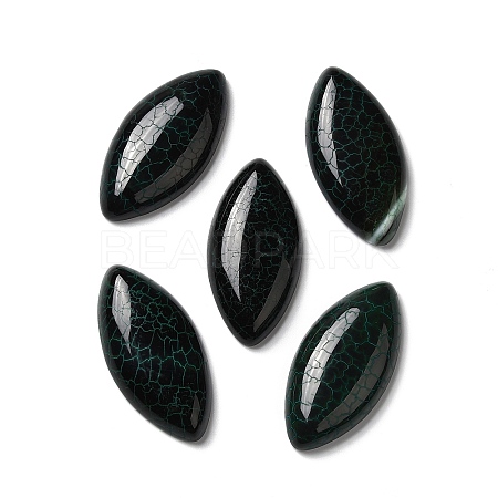 Natural Dragon Veins Agate Cabochons G-C028-07-1