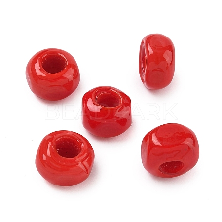 Handmade Lampwork European Beads LAMP-A009-03-14-1
