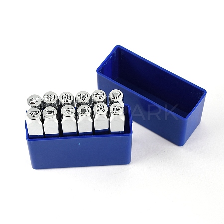 Electroplate Steel Stamps AJEW-WH0002-94-1