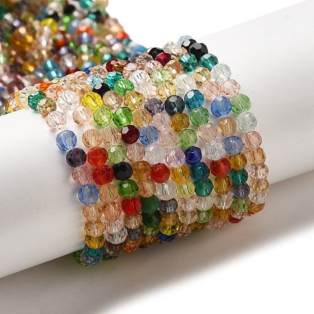 Transparent Glass Beads EGLA-A035-T4mm-HD01-1