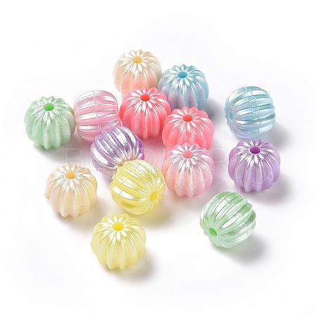 Imitation Pearl Acrylic Beads X-OACR-E013-22-1