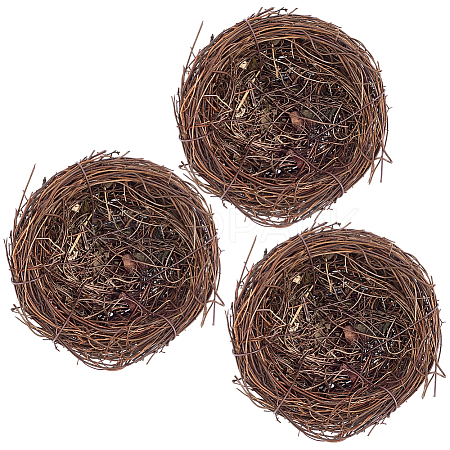 Jute Twine Imitation Bird's-nest AJEW-WH20121-14C-1