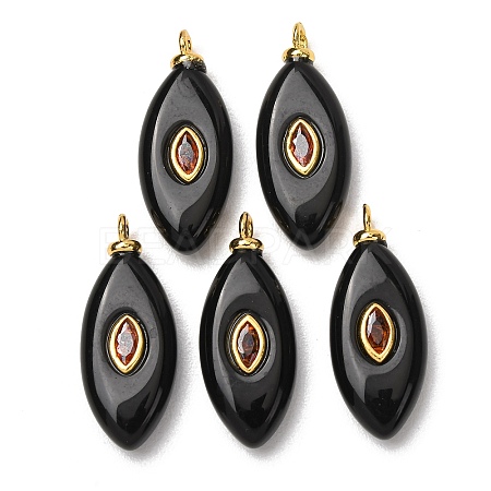 Natural Obsidian Pendants GG-CBAA798-04G-05-1