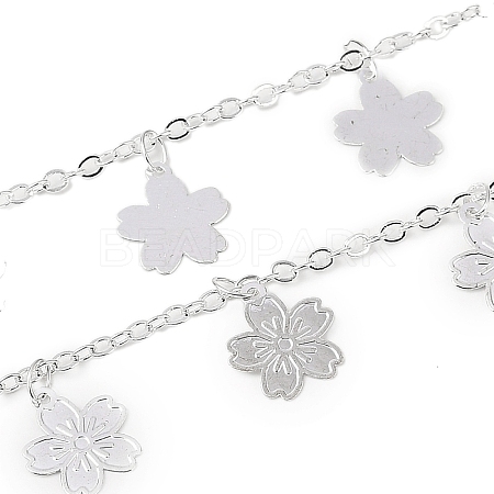 Handmade Brass Flower Chains CHC-Z001-13S-1