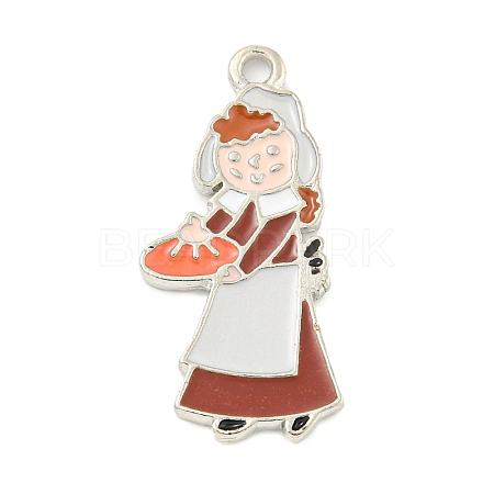 Halloween Theme Alloy Enamel Pendants ENAM-M221-02P-10-1