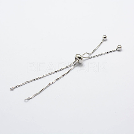 Rack Plating Brass Chain Bracelet Making KK-A142-018P-1