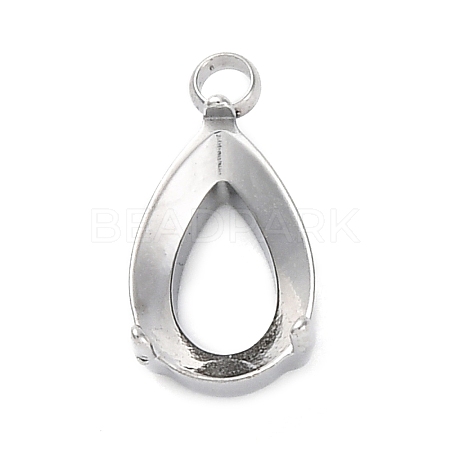 304 Stainless Steel Rhinestone Claw Settings STAS-U042-04A-P-1