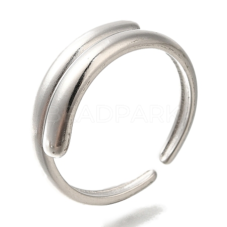 304 Stainless Steel Cuff Rings RJEW-Z074-03P-1