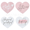 4 Bags 4 Styles Coated Paper Thank You Greeting Card DIY-FS0007-88-1