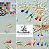 Opaque Acrylic Beads SACR-PH0002-01-6