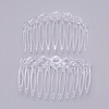 Plastic Twist Comb Hair Clip Combs LS-OHAR-WH0018-01D-1