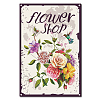 Vintage Metal Tin Sign AJEW-WH0157-081-1