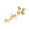 Brass Connector Charms KK-S513-02B-G-2