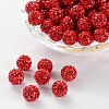 Pave Disco Ball Beads X-RB-A130-10mm-18-1
