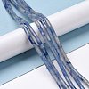 Dyed & Heated Natural Blue Aventurine Beads Strands G-D464-02-4