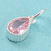 925 Sterling Silver Birthstone Charms STER-G035-01B-04-2