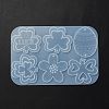 Easter Egg & Shamrock & Flower Connector Charms Silicone Molds DIY-L065-01-3