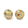 Alloy Enamel Beads ENAM-B037-06G-02-2