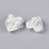 Handmade Foil Lampwork Beads Strands FOIL-T008-08B-3