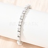 Brass Pave Clear Cubic Zirconia Tennis Bracelets for Women KK-CBA68DA-08P-2