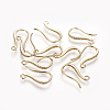 Brass Micro Pave Cubic Zirconia Earring Hooks ZIRC-E162-20G-2