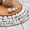 4 Strands 4 Style Natural Howlite Beads Strands G-TA0001-34-5