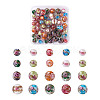 Handmade Gold Sand Lampwork Beads LAMP-CD0001-06-10