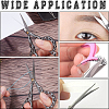 1Pc Peach Blossom Stainless Steel Scissors AJEW-SC0002-78C-5