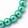 Baking Paint Pearlized Glass Pearl Round Bead Strands X-HY-Q003-6mm-29-2