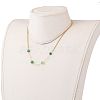 Nuggets Natural Gemstone Beaded Necklaces NJEW-JN03200-1-5