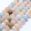 Natural Morganite Beads Strands G-E365-03-6mm-2