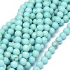 Natural Magnesite Beads Strands G-F604-04-8mm-1