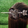 Antique Silver Viking Hair Sticks Hair Pin PW-WG2F806-08-1