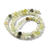 Natural New Jade Beads Strands X-G-F591-16-6MM-4