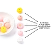 5 Styles Food Grade Eco-Friendly Silicone Beads SIL-FS0001-23-4