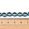 Electroplated Synthetic Non-magnetic Hematite Beads Strands G-L613-Z01-01A-4