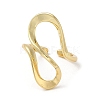 Brass Open Cuff Rings RJEW-Q778-04G-2