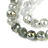 Anti-Tarnish Electroplate Glass Beads Strands GLAA-N064-8mm-13-4