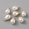 ABS Plastic Imitation Pearl Pendants KY-WH0045-25D-G-2