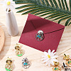 16Pcs 4 Styles Zinc Alloy Enamel Box Handles FIND-GF0005-47-4