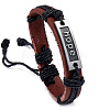Adjustable Cowhide Cord Bracelets for Men BJEW-PW0001-08A-1