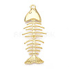 Brass Big Pendants KK-N268-02G-1