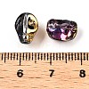 Electroplate Glass Beads Strands EGLA-T021-09O-4
