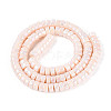 AB Color Plated Opaque Glass Beads Strands LS-GLAA-T026-3x6mm-P11-2