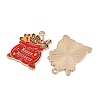 Christmas Theme Alloy Enamel Pendants LS-ENAM-C031-01G-06-2
