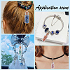 20Pcs 10 Styles Glass Wishing Bottle Pendants PALLOY-HY00068-5