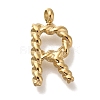 PVD Vacuum Plating 304 Stainless Steel Pendants STAS-S148-28G-R-1