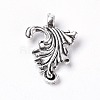 Alloy Hook Button PALLOY-WH0082-63-5